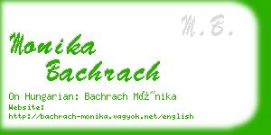 monika bachrach business card